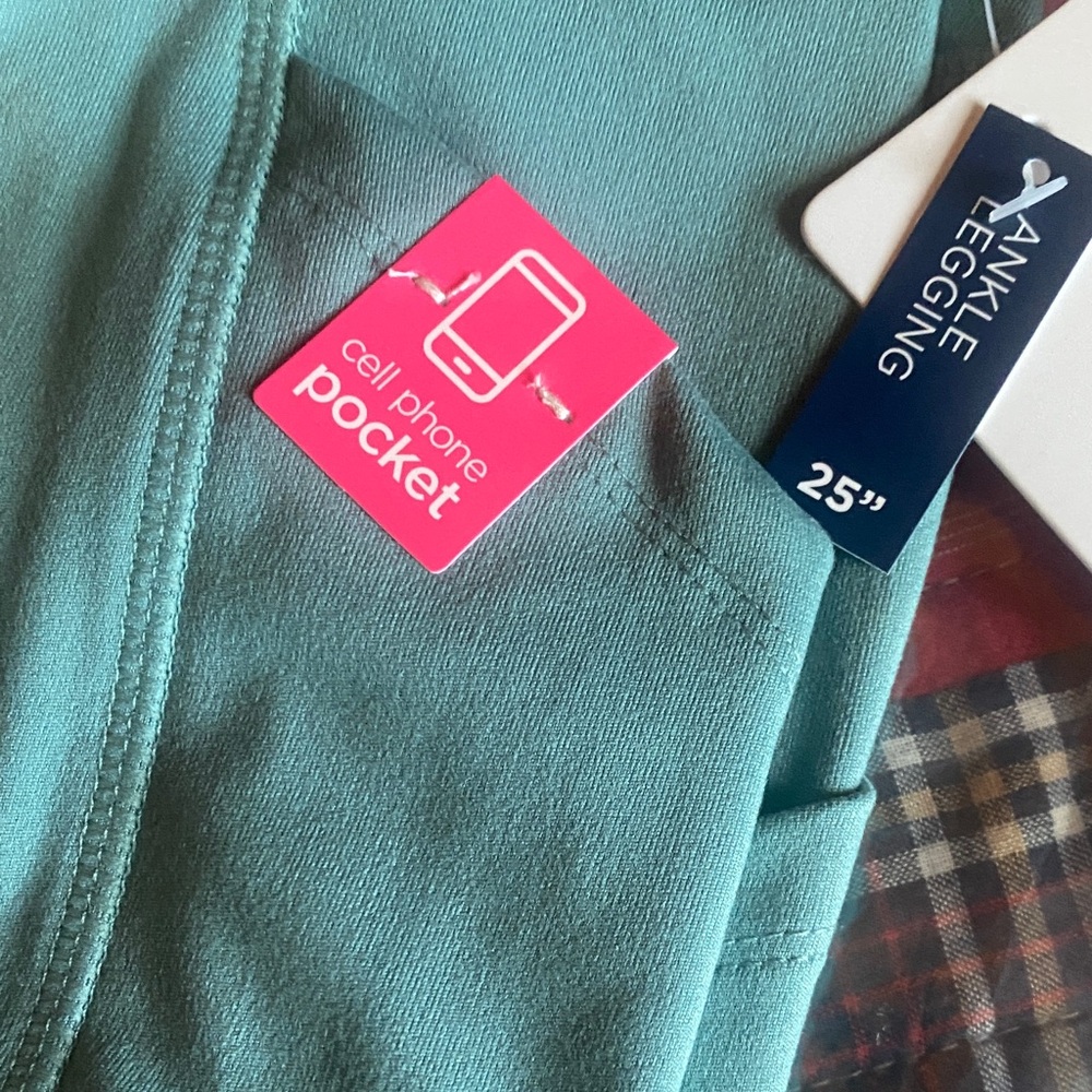 Marika Teal Athletic Leggings med - Picture 2 of 10